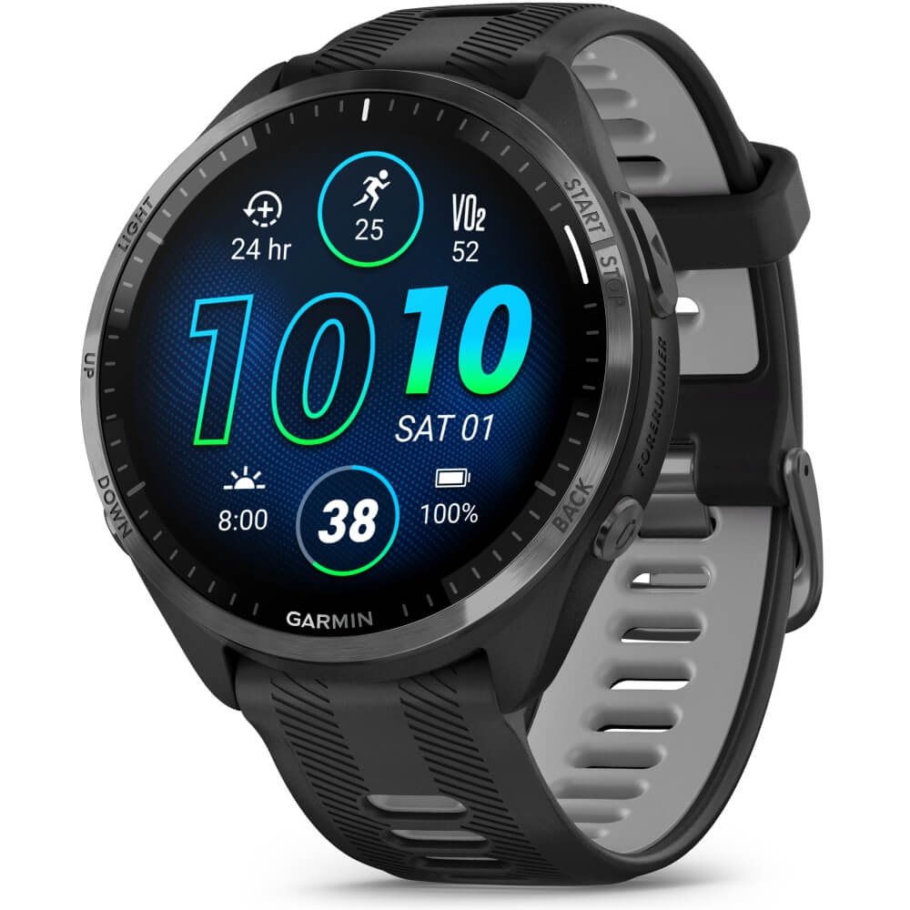 Garmin Forerunner 965 Schwarz/Carbongrau DLC Titan