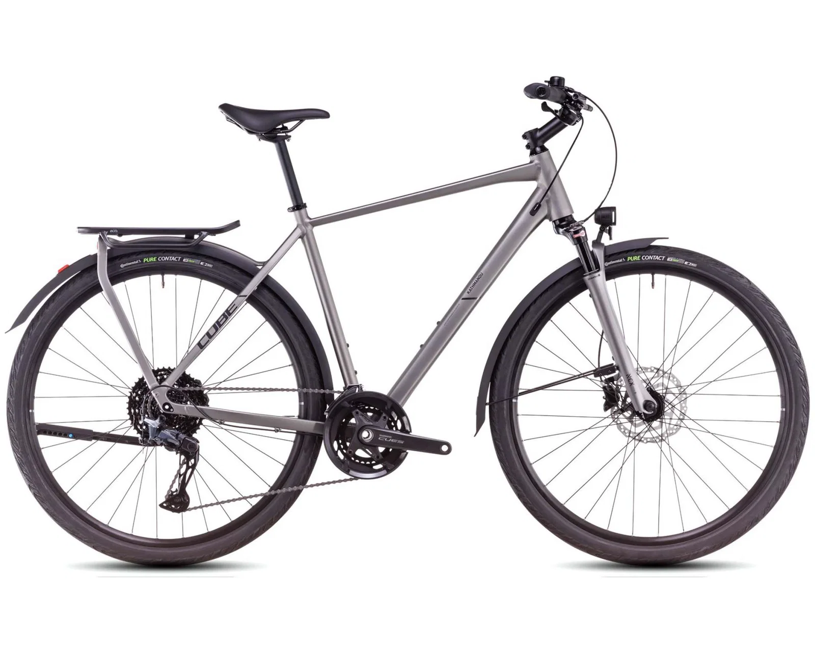 Kathmandu EXC – Trekkingrad 2026 | grau/schwarz, 28 Zoll – Größe S