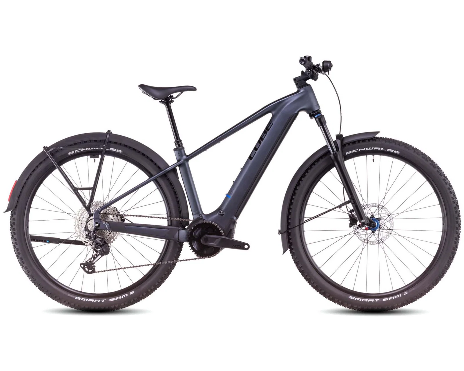 Reaction Hybrid Pro 600 Allroad – Elektro-MTB Hardtail 2025 | Metallicgrau/Schwarz, 29 Zoll – XXL