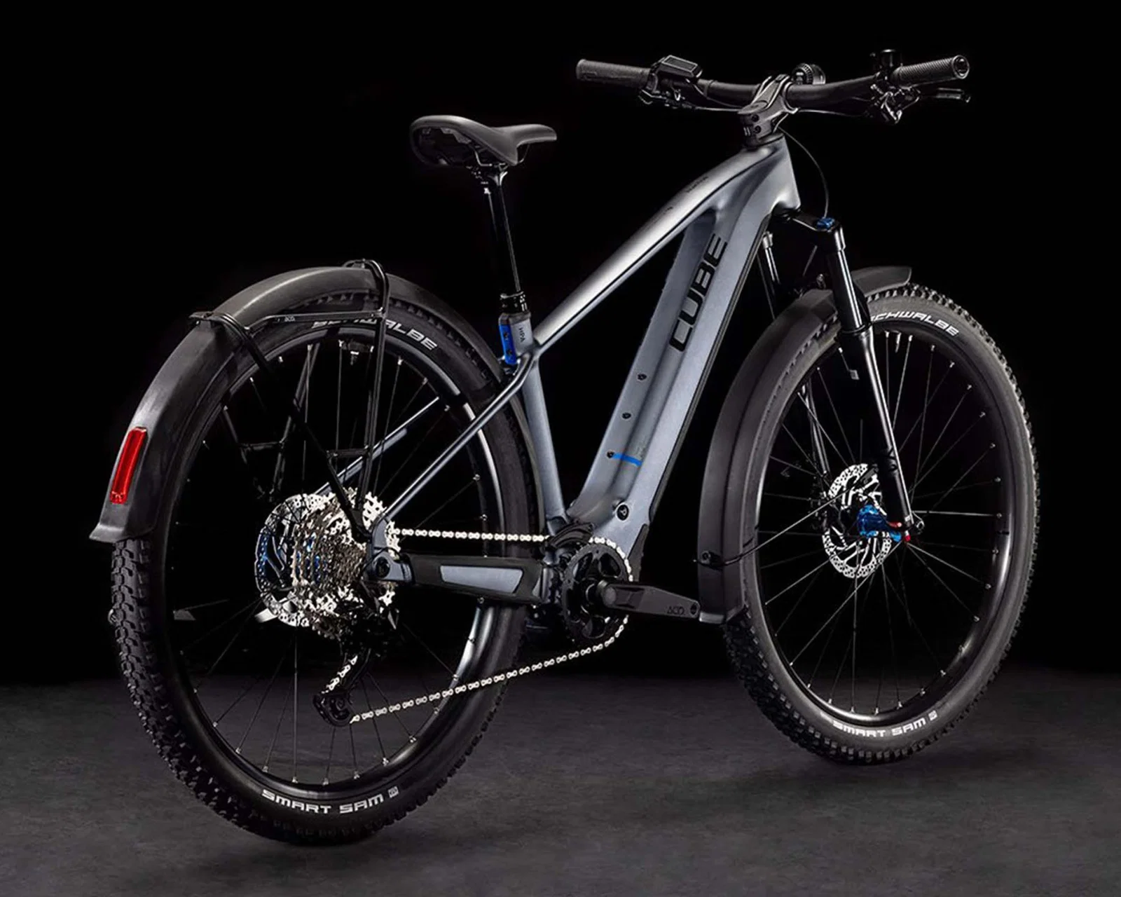 Reaction Hybrid Pro 600 Allroad – Elektro-MTB Hardtail 2025 | Metallicgrau/Schwarz, 29 Zoll – XXL – Bild 2
